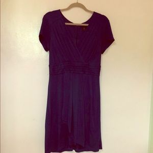 Max & Cleo Admiral Blue Faux Wrap Dress